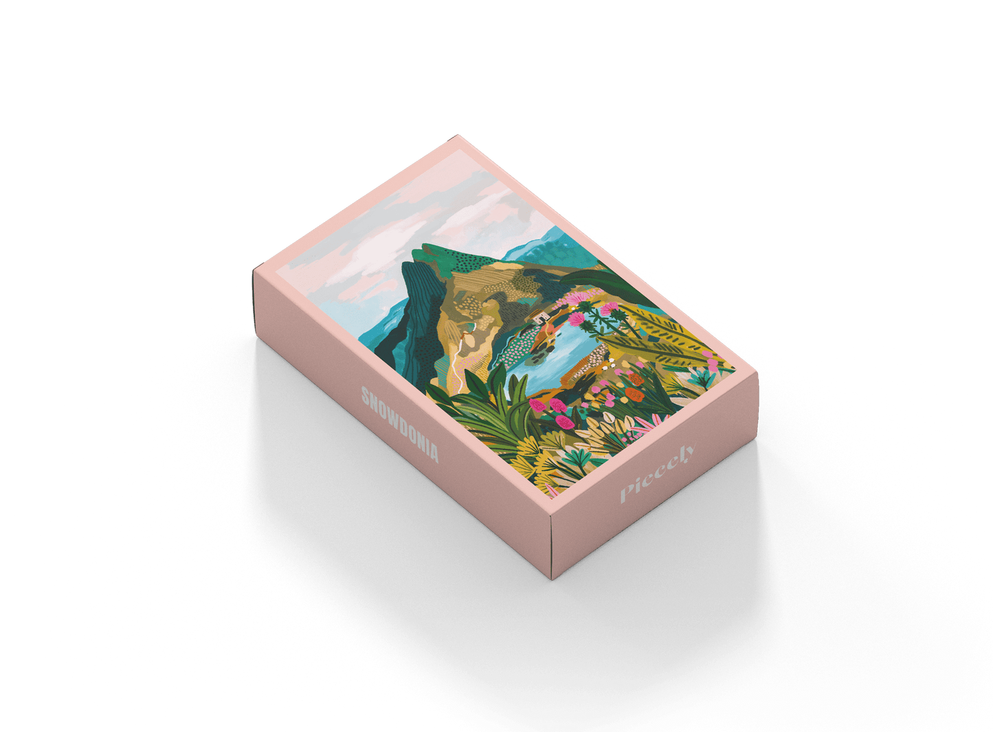 99-teiliges Snowdonia Minipuzzle für Erwachsene, das den Berg Snowdon im Snowdonia Nationalpark in Wales zeigt.