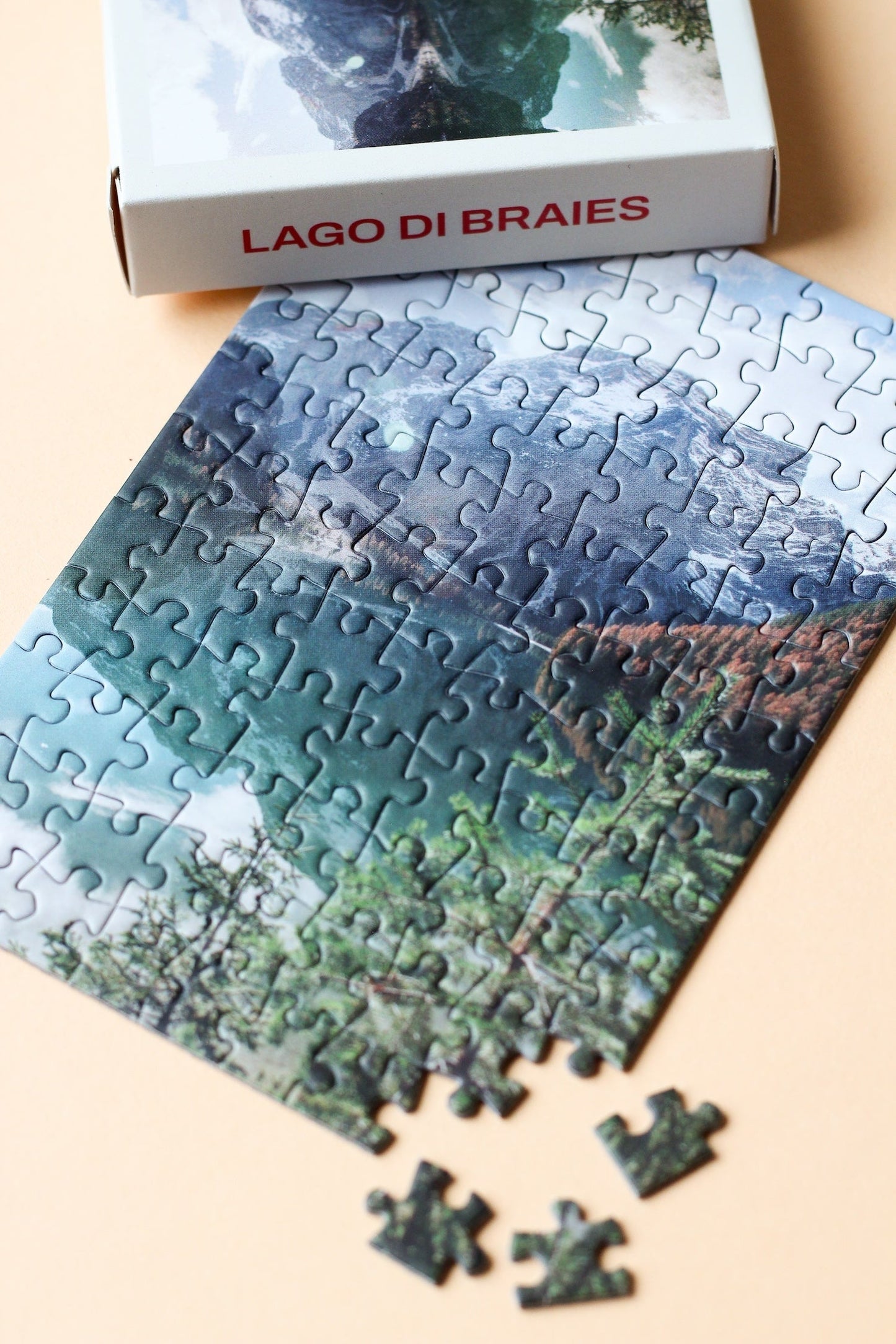 Puzzlery Lago Di Braies Minipuzzle, 99 Teile