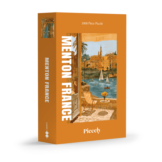 Piecely Menton France Puzzle, 1000 Teile
