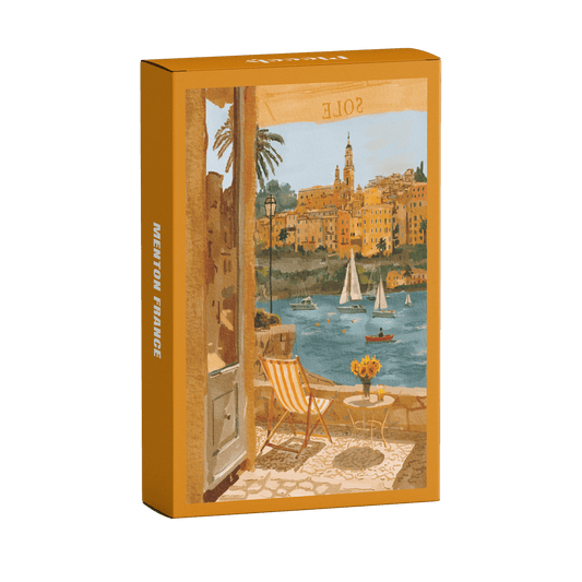 Piecely Menton France Minipuzzle, 99 Teile
