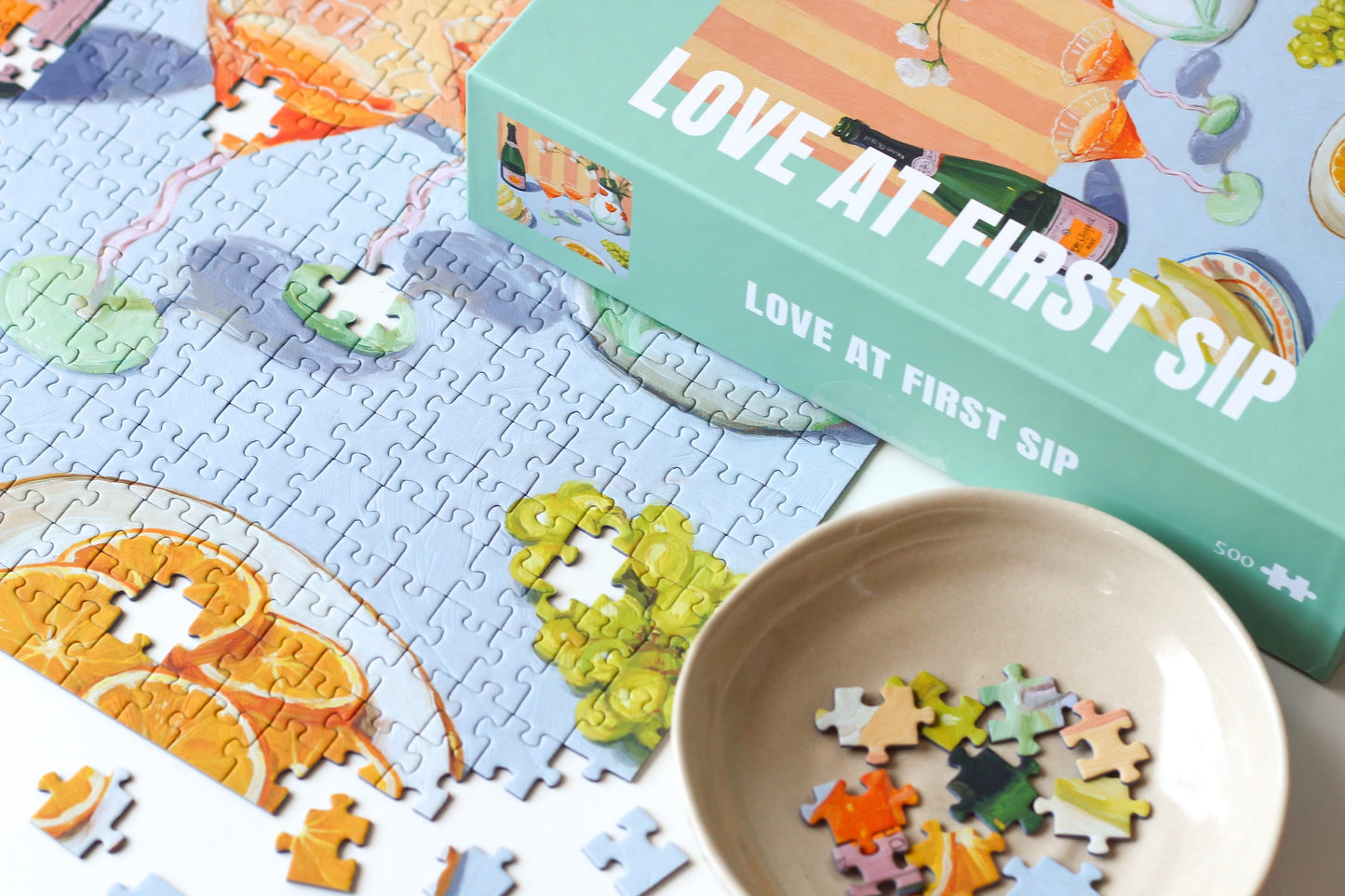 Piecely Love at First Sip Puzzle, 500 Teile