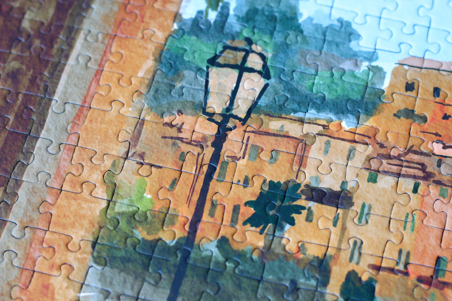 Piecely Menton France Puzzle, 1000 Teile