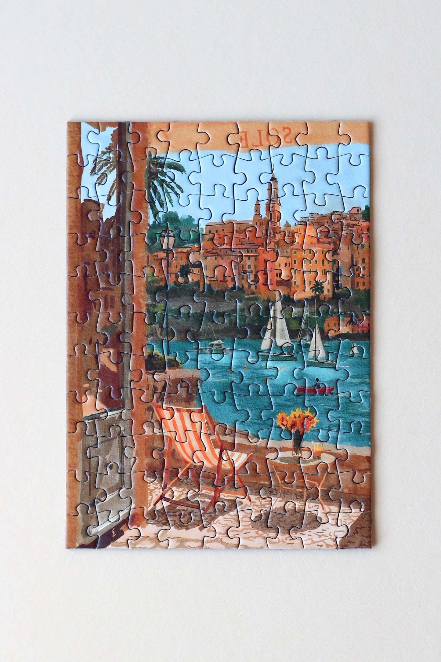 Piecely Menton France Minipuzzle, 99 Teile