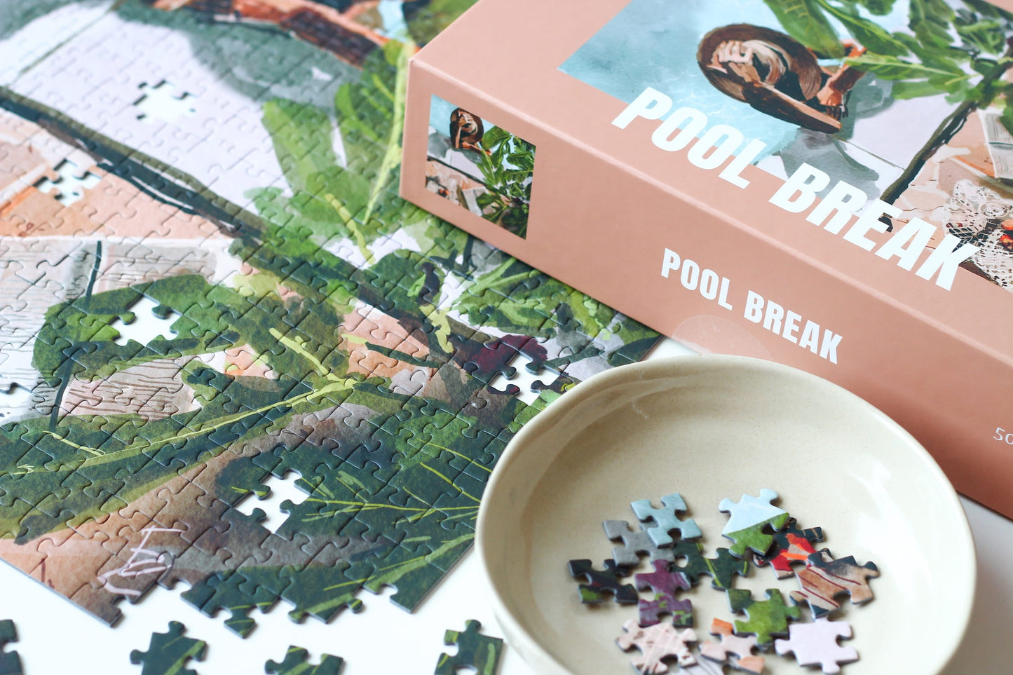 Piecely Pool Break Puzzle, 500 Teile