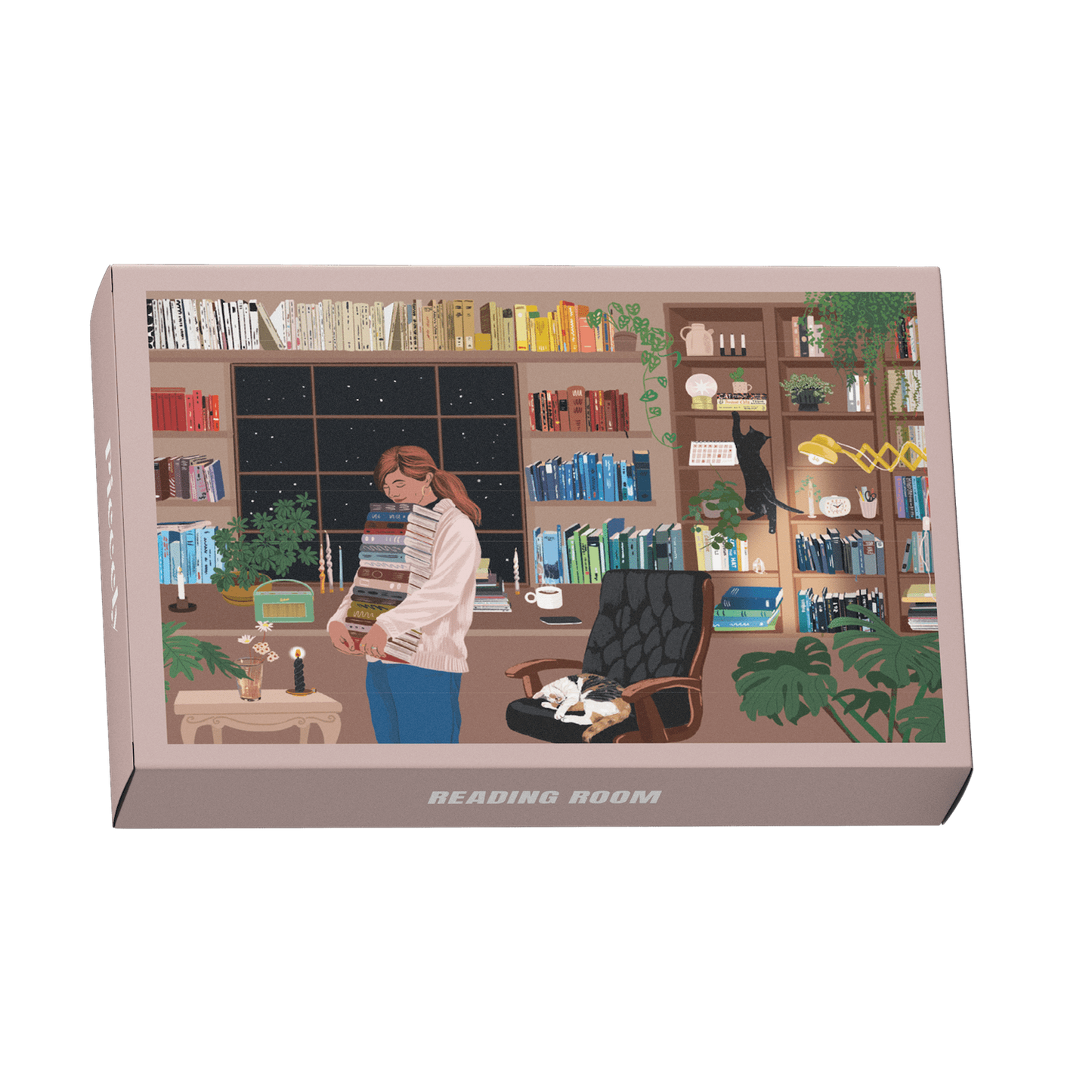 Piecely Reading Room Minipuzzle, 99 Teile