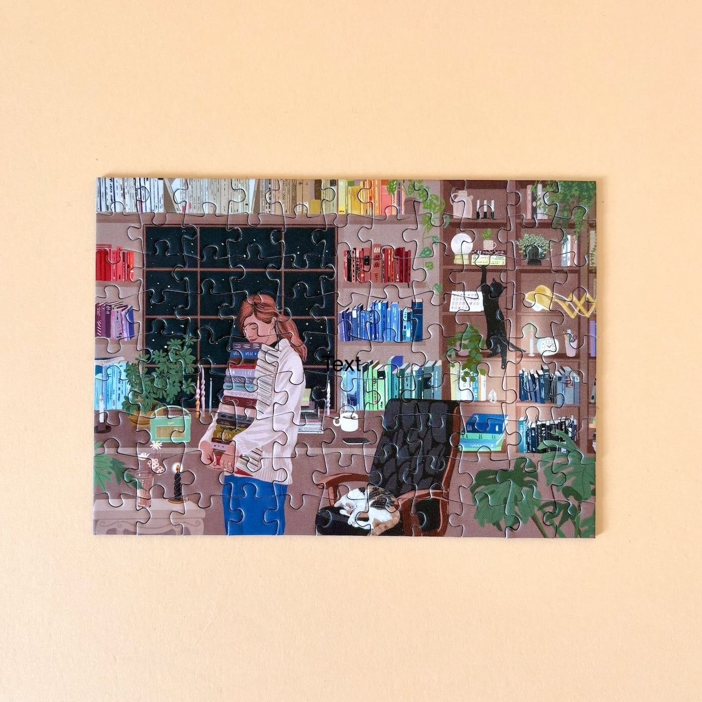 Piecely Reading Room Minipuzzle, 99 Teile