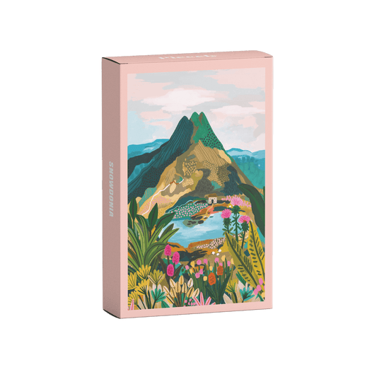 99-teiliges Snowdonia Minipuzzle für Erwachsene, das den Berg Snowdon im Snowdonia Nationalpark in Wales zeigt.