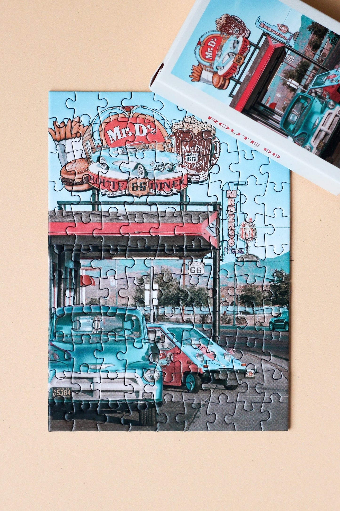 Puzzlery Route 66 Minipuzzle, 99 Teile