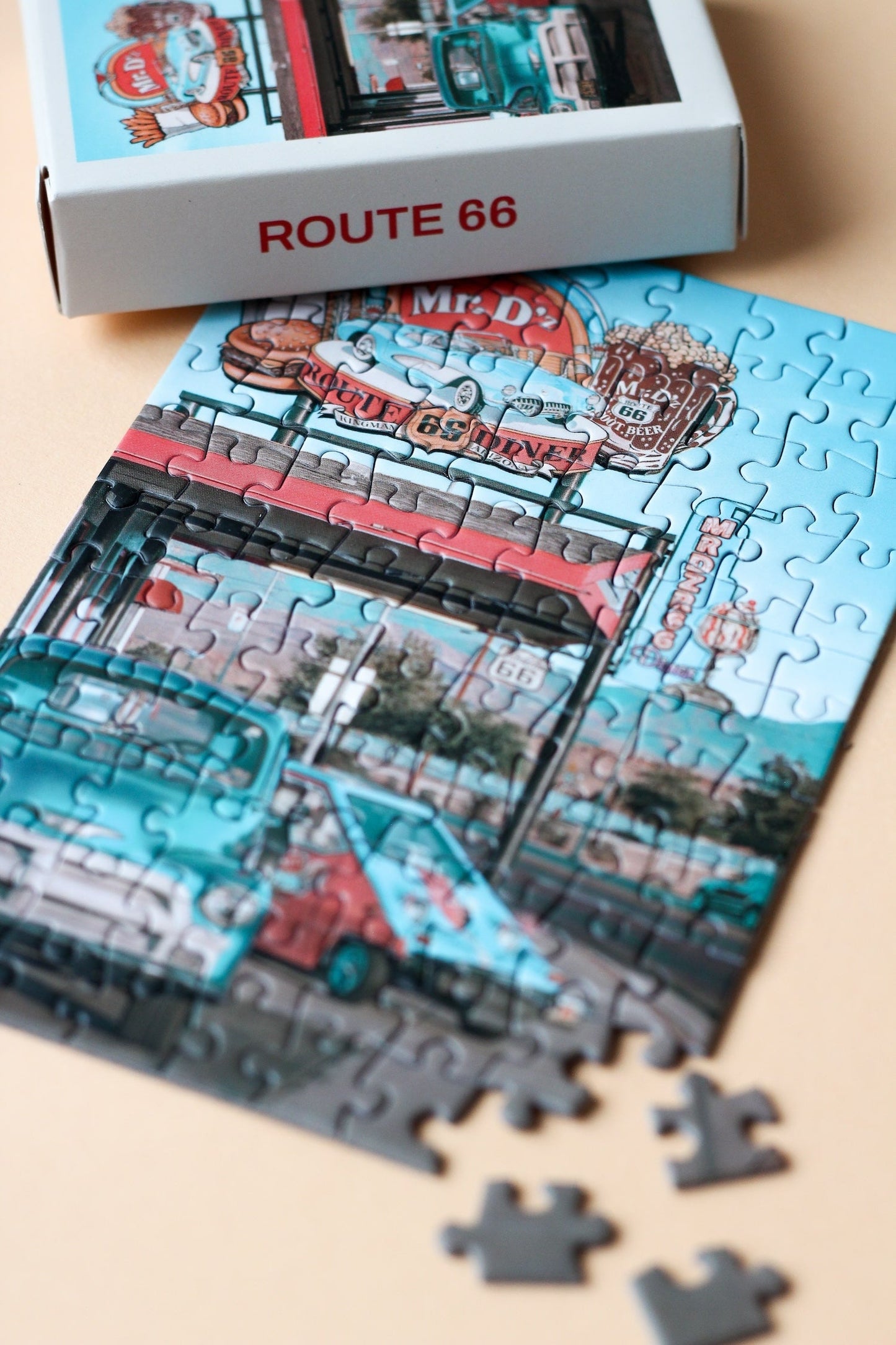 Puzzlery Route 66 Minipuzzle, 99 Teile